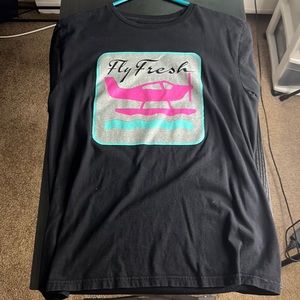 Fly Fresh clothing tee (Black)